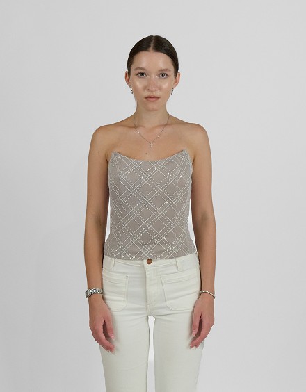 Élégance nude corset